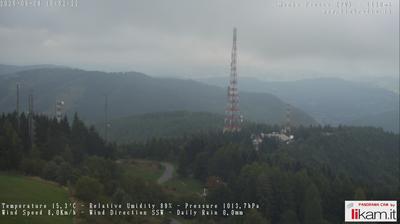 immagine della webcam nei dintorni di Canneto Pavese: webcam Passo del Penice