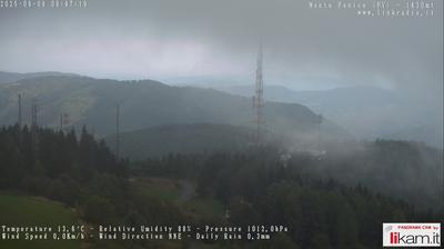 immagine della webcam nei dintorni di Cabella Ligure: webcam Passo del Penice