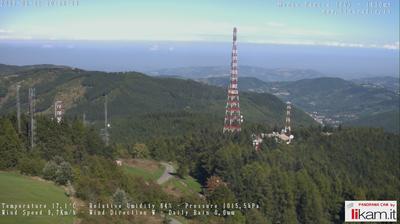 immagine della webcam nei dintorni di Carrega Ligure: webcam Passo del Penice