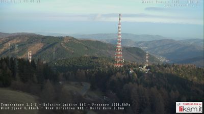 immagine della webcam nei dintorni di Cabella Ligure: webcam Passo del Penice