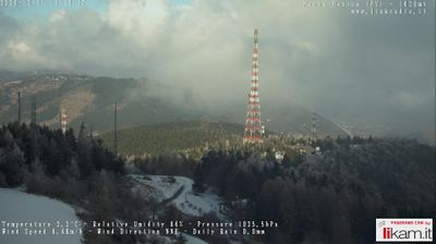 immagine della webcam nei dintorni di Brallo di Pregola: webcam Passo del Penice