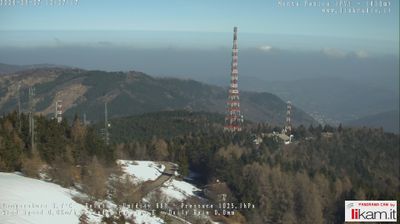 immagine della webcam nei dintorni di Menconico: webcam Passo del Penice