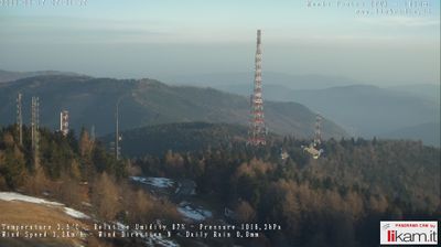 immagine della webcam nei dintorni di Brallo di Pregola: webcam Passo del Penice