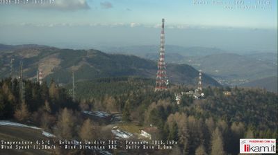 immagine della webcam nei dintorni di Cabella Ligure: webcam Passo del Penice