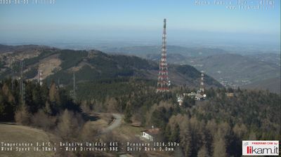 immagine della webcam nei dintorni di Canneto Pavese: webcam Passo del Penice