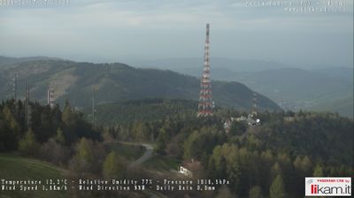 immagine della webcam nei dintorni di Carrega Ligure: webcam Passo del Penice