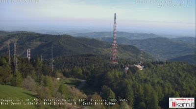immagine della webcam nei dintorni di Cabella Ligure: webcam Passo del Penice