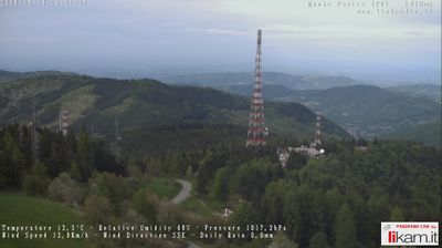 immagine della webcam nei dintorni di Grazzano Visconti: webcam Passo del Penice