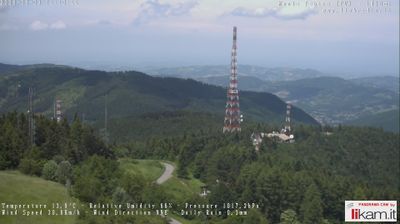 immagine della webcam nei dintorni di Menconico: webcam Passo del Penice