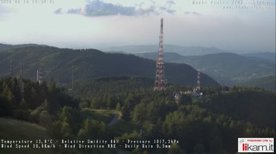 immagine della webcam nei dintorni di Brallo di Pregola: webcam Passo del Penice