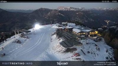 immagine della webcam nei dintorni di Borgo Valsugana: webcam Alpe Cermis
