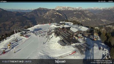 immagine della webcam nei dintorni di Alpe Cermis: webcam Cavalese