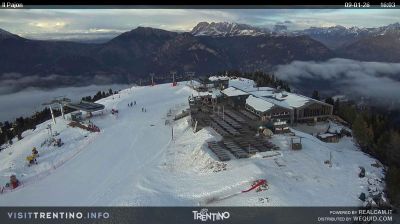 immagine della webcam nei dintorni di Baselga di Pinè: webcam Alpe Cermis