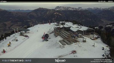 immagine della webcam nei dintorni di Palù del Fersina: webcam Alpe Cermis