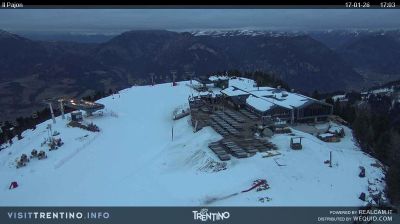 immagine della webcam nei dintorni di Canal San Bovo: webcam Alpe Cermis