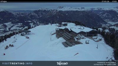 immagine della webcam nei dintorni di Borgo Valsugana: webcam Alpe Cermis
