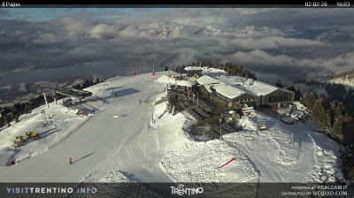 immagine della webcam nei dintorni di Castello Tesino: webcam Alpe Cermis