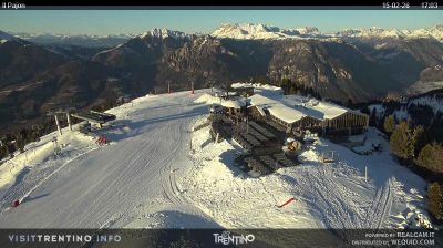 immagine della webcam nei dintorni di Alpe Cermis: webcam Cavalese