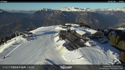 immagine della webcam nei dintorni di Borgo Valsugana: webcam Alpe Cermis