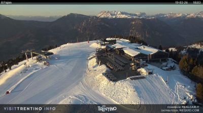 immagine della webcam nei dintorni di Castello Tesino: webcam Alpe Cermis