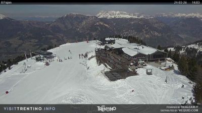 immagine della webcam nei dintorni di Baselga di Pinè: webcam Alpe Cermis