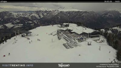 immagine della webcam nei dintorni di Baselga di Pinè: webcam Alpe Cermis