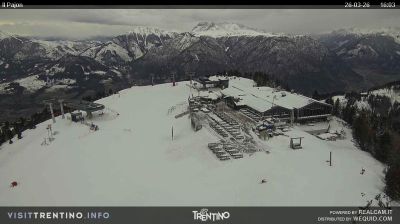 immagine della webcam nei dintorni di Baselga di Pinè: webcam Alpe Cermis