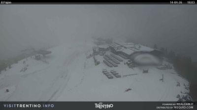 immagine della webcam nei dintorni di Ziano di Fiemme: webcam Alpe Cermis