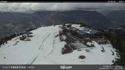 immagine della webcam nei dintorni di Cavalese: webcam Alpe Cermis