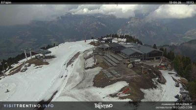 immagine della webcam nei dintorni di Castello Tesino: webcam Alpe Cermis