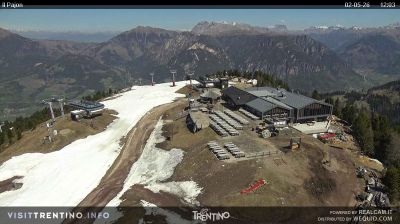immagine della webcam nei dintorni di Canal San Bovo: webcam Alpe Cermis