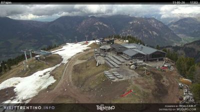 immagine della webcam nei dintorni di Baselga di Pinè: webcam Alpe Cermis