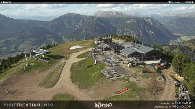 immagine della webcam nei dintorni di Cavalese: webcam Alpe Cermis