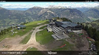 immagine della webcam nei dintorni di Tesero: webcam Alpe Cermis