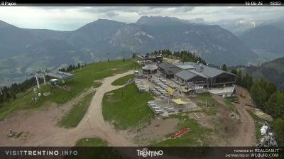 immagine della webcam nei dintorni di Passo Brocon: webcam Alpe Cermis