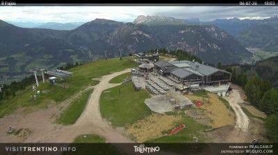 immagine della webcam nei dintorni di Canal San Bovo: webcam Alpe Cermis