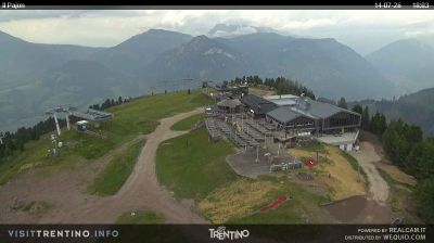 immagine della webcam nei dintorni di Palù del Fersina: webcam Alpe Cermis
