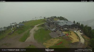 immagine della webcam nei dintorni di Cavalese: webcam Alpe Cermis