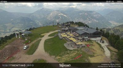 immagine della webcam nei dintorni di Baselga di Pinè: webcam Alpe Cermis