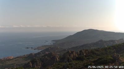 immagine della webcam nei dintorni di Trinità d'Agultu e Vignola: webcam Costa Paradiso