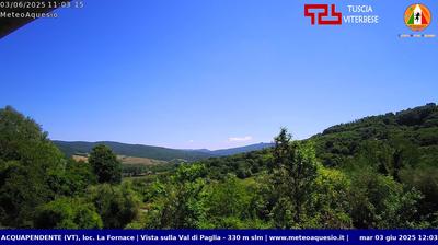 immagine della webcam nei dintorni di Manciano: webcam Acquapendente