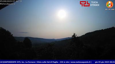 immagine della webcam nei dintorni di San Lorenzo Nuovo: webcam Acquapendente