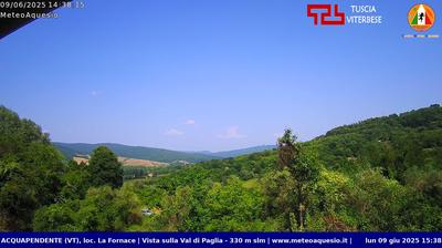 immagine della webcam nei dintorni di Tavernelle: webcam Acquapendente