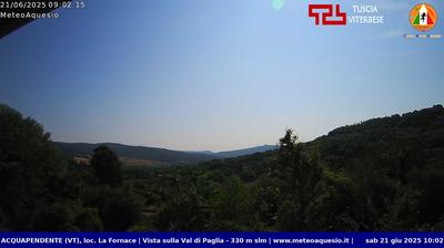 immagine della webcam nei dintorni di Saturnia: webcam Acquapendente