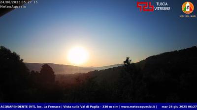immagine della webcam nei dintorni di Orvieto: webcam Acquapendente