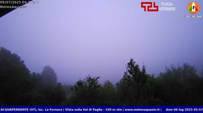 immagine della webcam nei dintorni di Ciconia: webcam Acquapendente