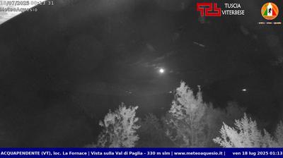 immagine della webcam nei dintorni di Manciano: webcam Acquapendente