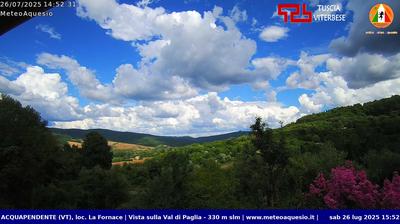 immagine della webcam nei dintorni di Castel del Piano: webcam Acquapendente