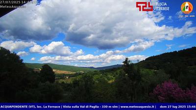 immagine della webcam nei dintorni di Castel del Piano: webcam Acquapendente
