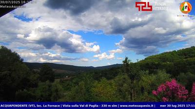 immagine della webcam nei dintorni di Valentano: webcam Acquapendente